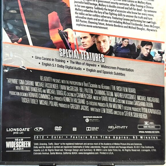HAYWIRE DVD Dynamic Action-Thriller Explosive Movie 16x9 WIDESCREEN MMA Action - Picture 4 of 8